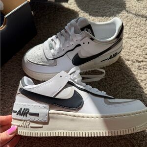 Nike Air Force 1 Shadow in White and Black